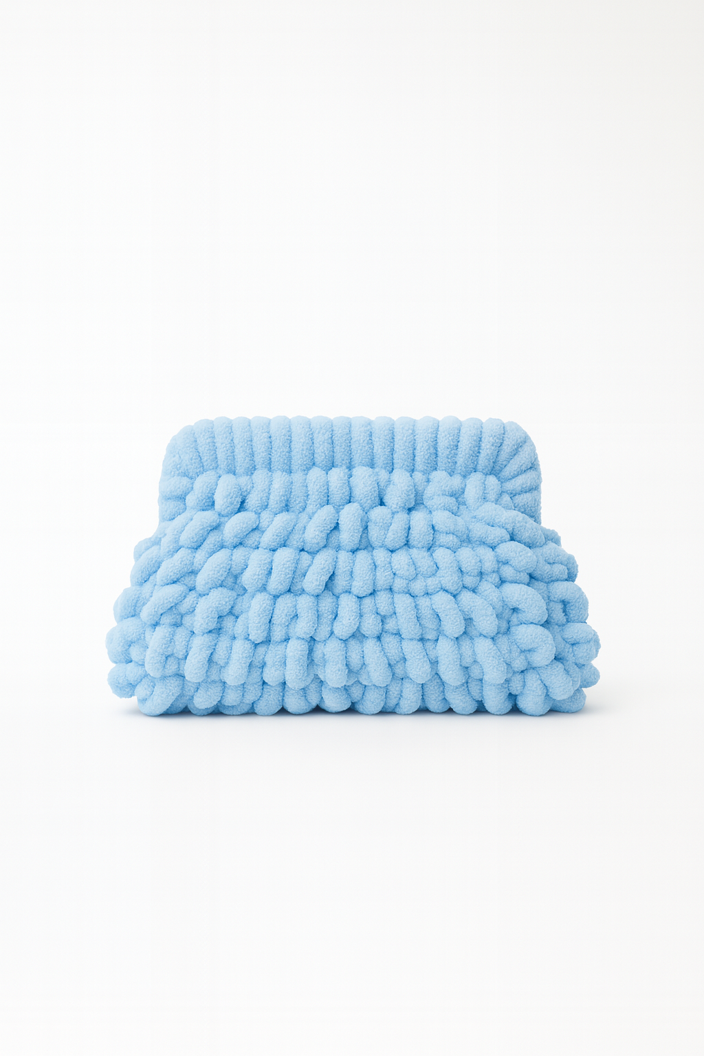 The Bloom Clutch in Baby Blue