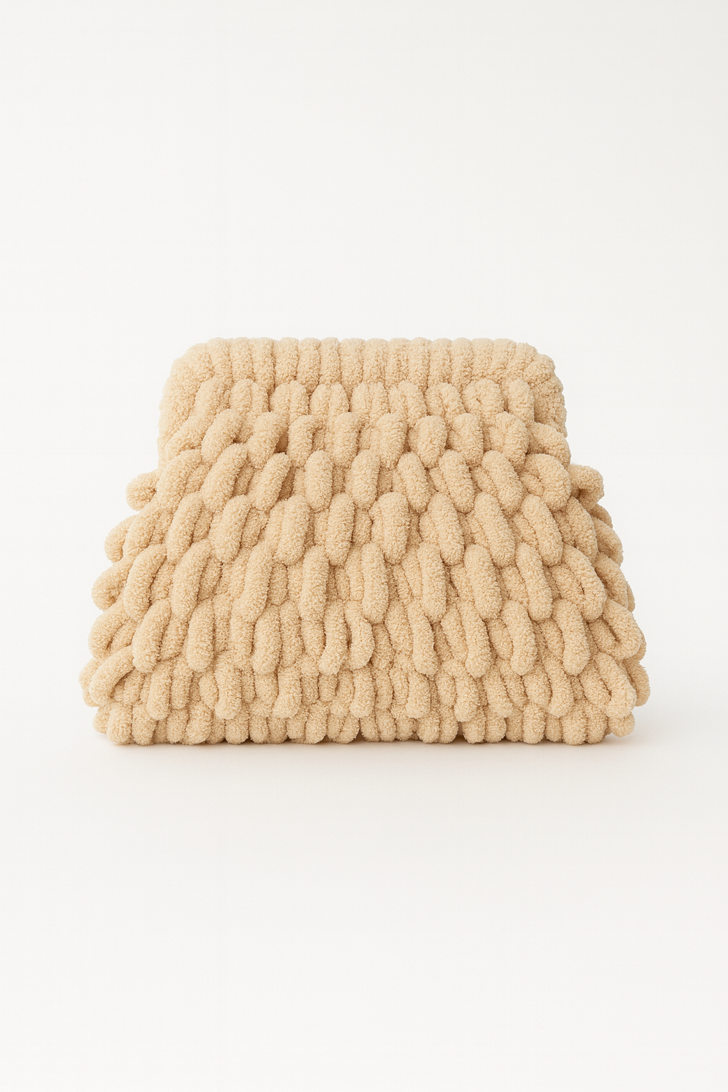 The Bloom Clutch in Beige