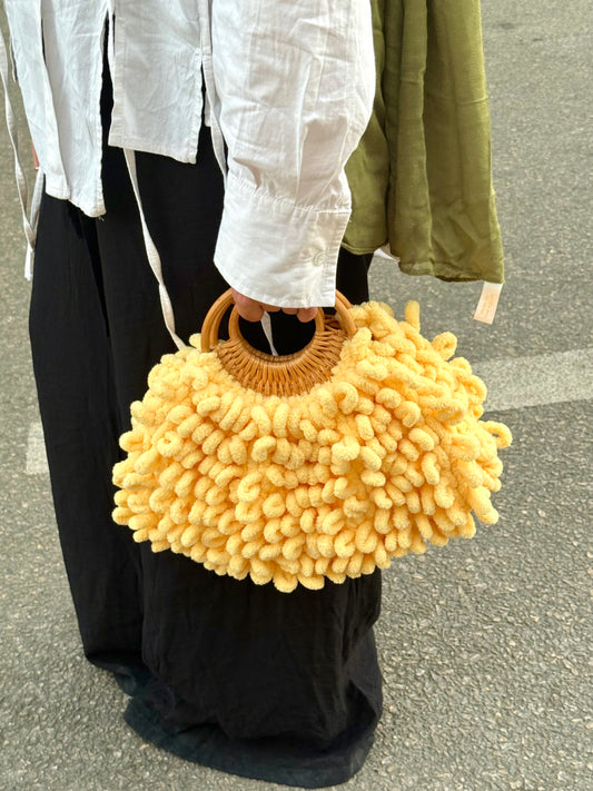 The Halo Bag in Butter Yellow