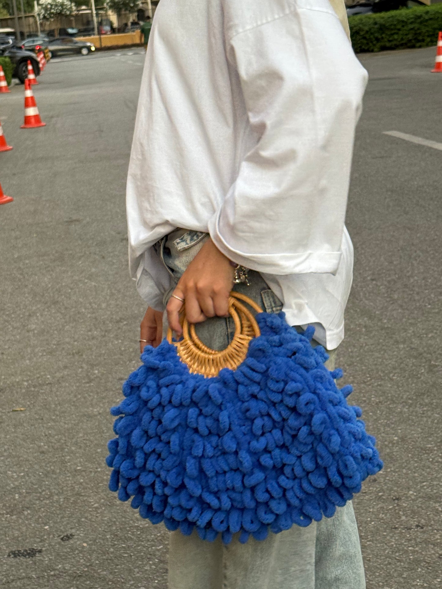 The Halo Bag in Royal Blue